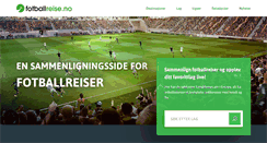 Desktop Screenshot of fotballreise.no