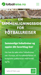 Mobile Screenshot of fotballreise.no